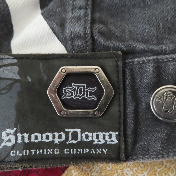 SNOOP DOGG Clothing Co Jacket Denim Jean 2XL Super Rare 90s Hip Hop SDC - Picture 3 of 8